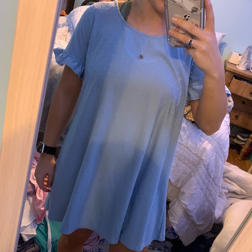 Blue dress